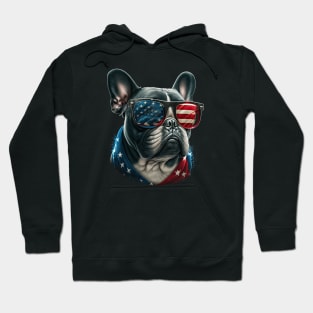 French Bulldog 4th of July Hoodie